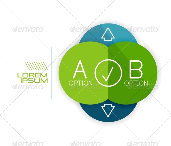 Circle Shaped Infographic Banner Template - Web Technology