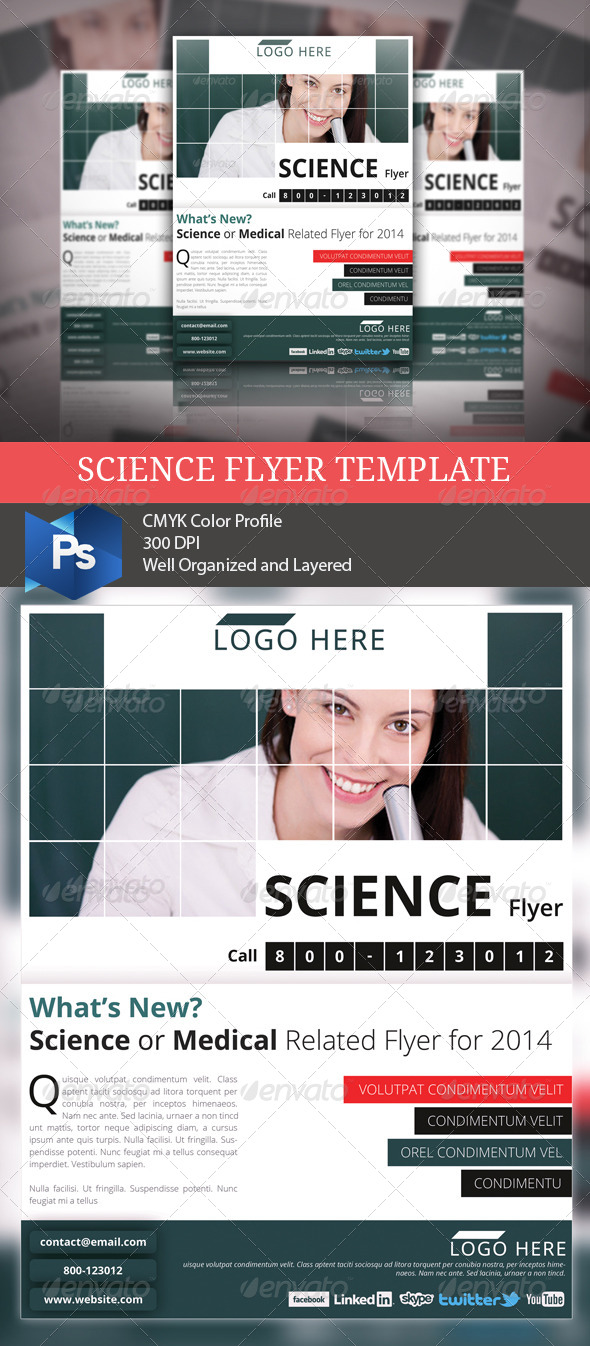 Science/Medical Flyer - Commerce Flyers