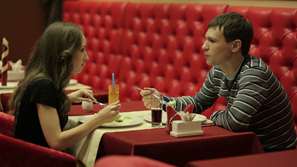 Romantic Date in a Restaurant