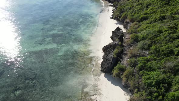 Ocean Landscape Near the Coast of Zanzibar Tanzania alt