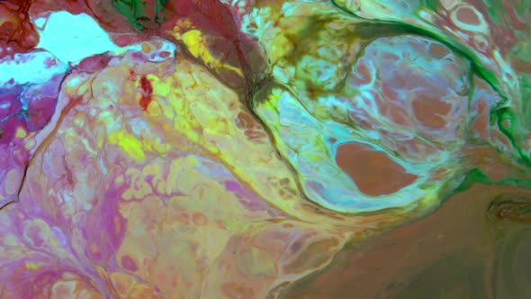 Abstract Colorful Fluid Paint Background Macro Textured 9 alt