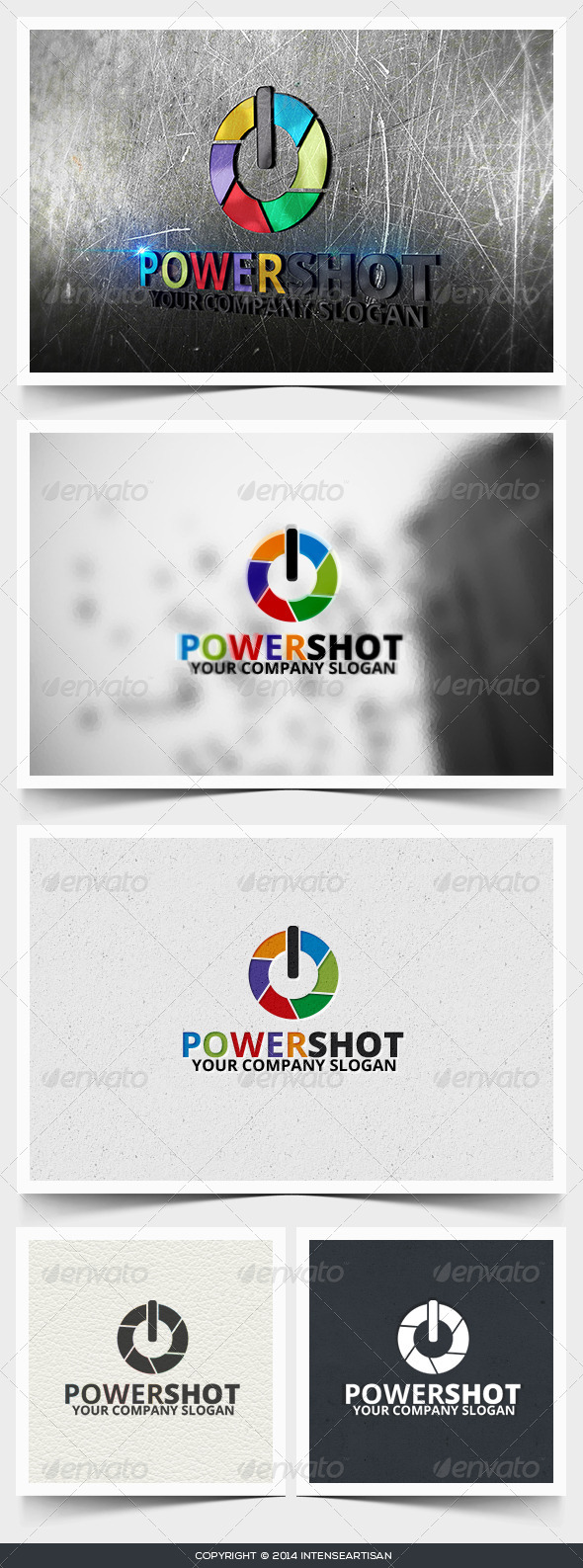Power Shot Logo Template - Objects Logo Templates