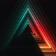 Glowing Lines Triangle Tunnel - VideoHive Item for Sale