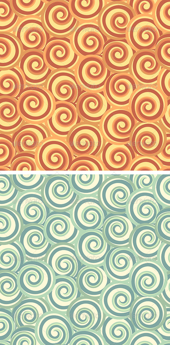 Abstract Seamless Swirl Pattern - Patterns Decorative