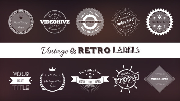 Vintage & Retro Labels