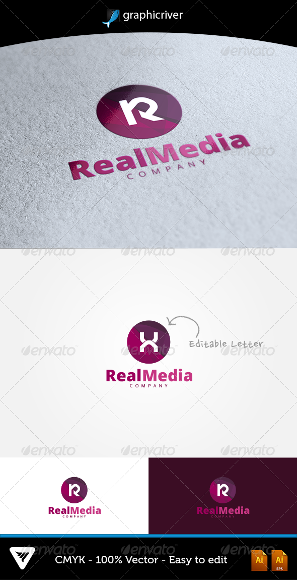 RealMedia Logo - Logo Templates