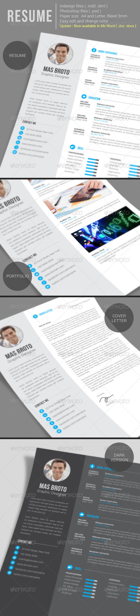 Resume (update) by cahyo84 GraphicRiver