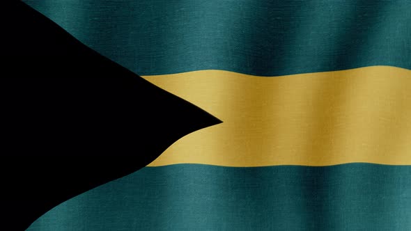 The National Flag of Bahamas