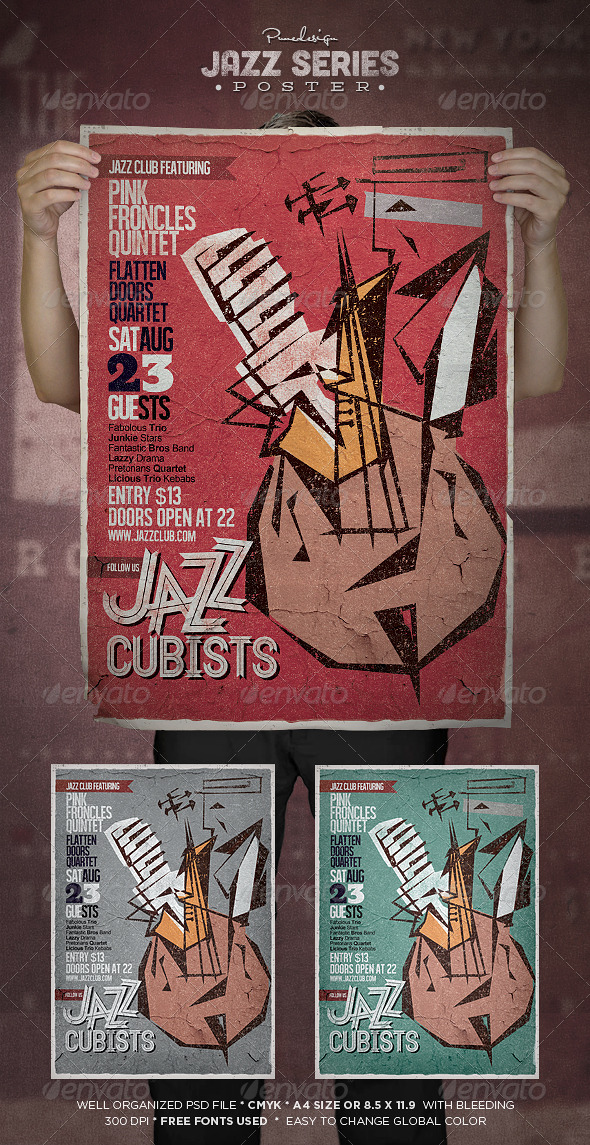 Jazz | Flyer/Poster Template - Concerts Events