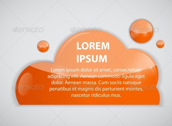 Speech Bubble Cloud - Web Technology