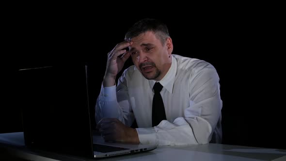 Man Knew What Had Happened Grief. Emotions. Crying alt