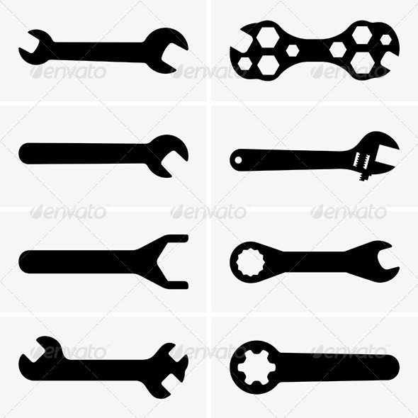Wrenches - Man-made Objects Objects