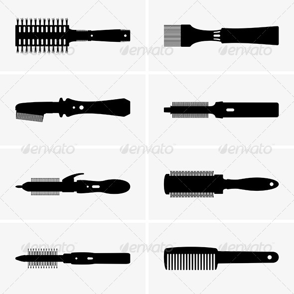 Hair Brushes - Man-made Objects Objects