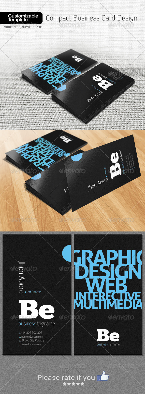 Compact Business Card Design - Creative Business Cards