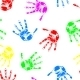 Seamless Hand Print Wallpaper, Vectors | GraphicRiver