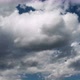 Time lapse of white fluffy clouds over blue sky. - VideoHive Item for Sale