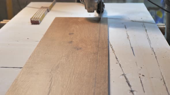 A Master Tiler Cuts Ceramic Tiles alt