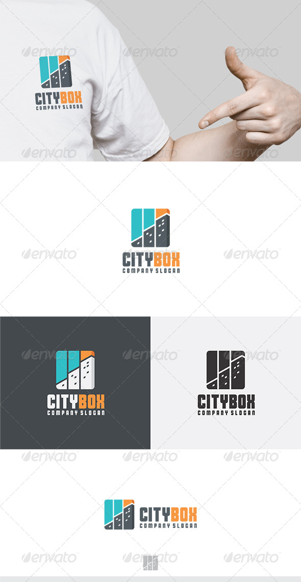 City Box Logo - Buildings Logo Templates