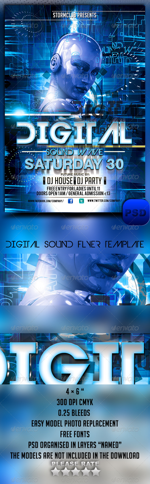 Digital Sound Flyer Template - Events Flyers