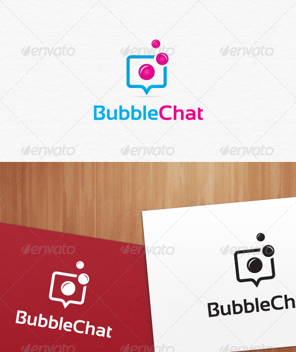 Bubble Chat Logo Templates - Vector Abstract
