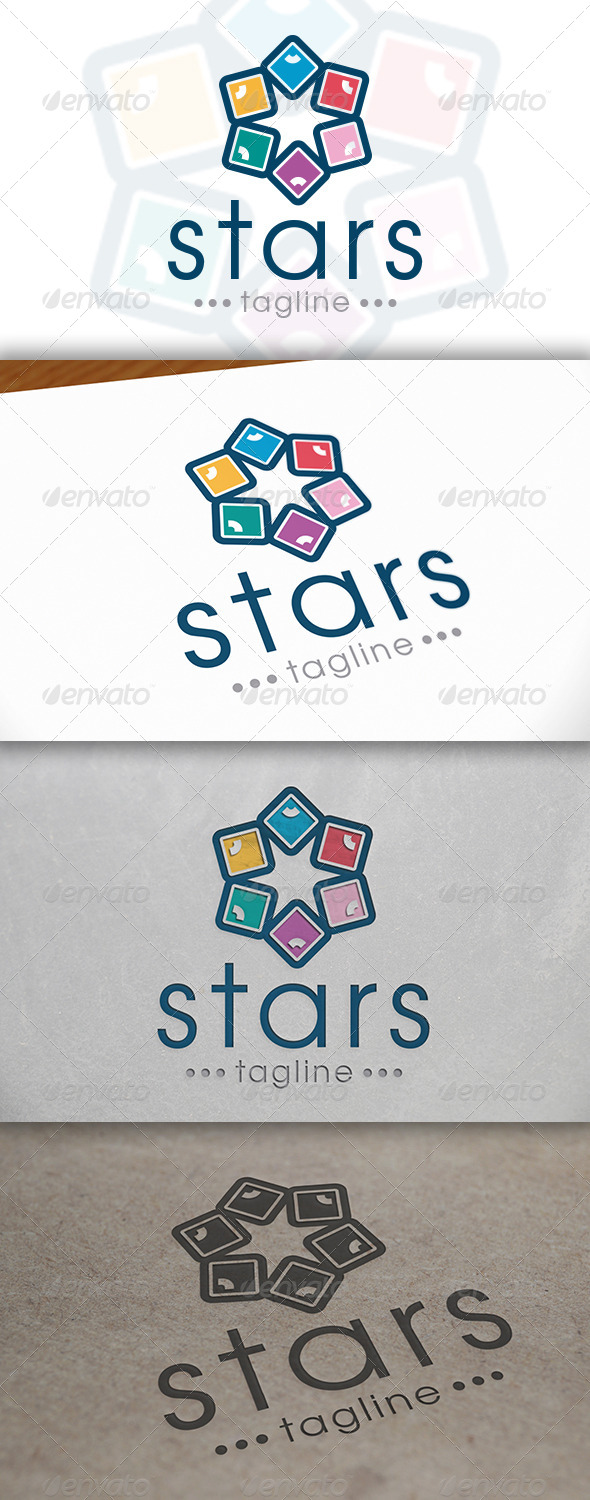 Star Logo Template - Vector Abstract