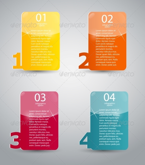 Infographic Business Template Vector Illustration - Web Technology