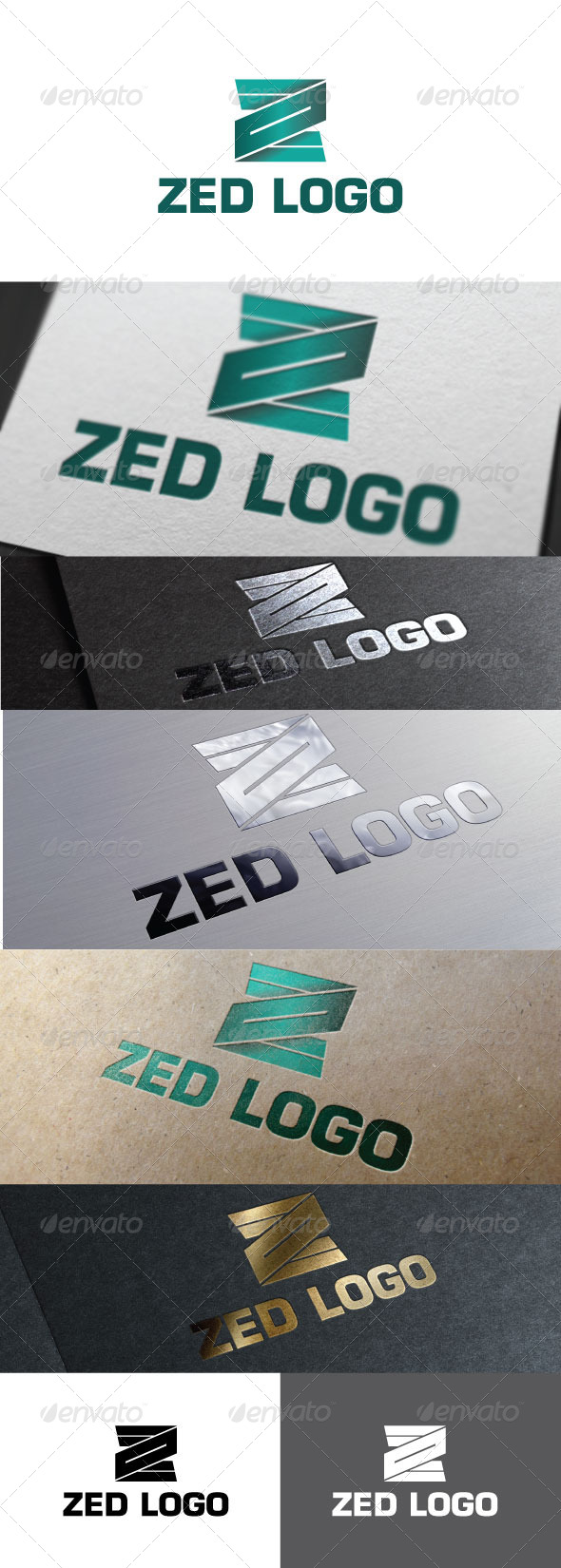 Zed Logo Template - Letters Logo Templates