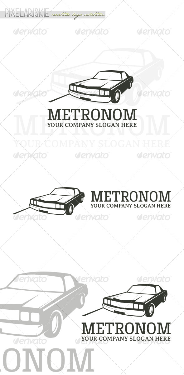 Metronom Vintage Logo - Objects Logo Templates