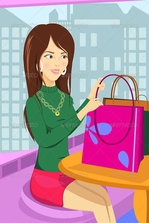 Shopping Woman - Commercial / Shopping Conceptual
