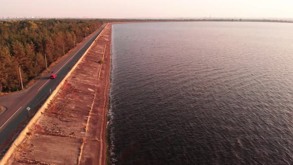 The Shore of the Kyiv Reservoir alt