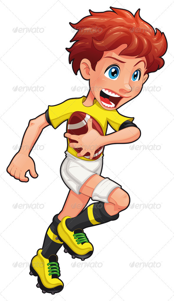 Rugby player. - Sports/Activity Conceptual