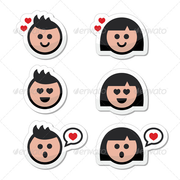 Valentine's Icons - Valentines Seasons/Holidays