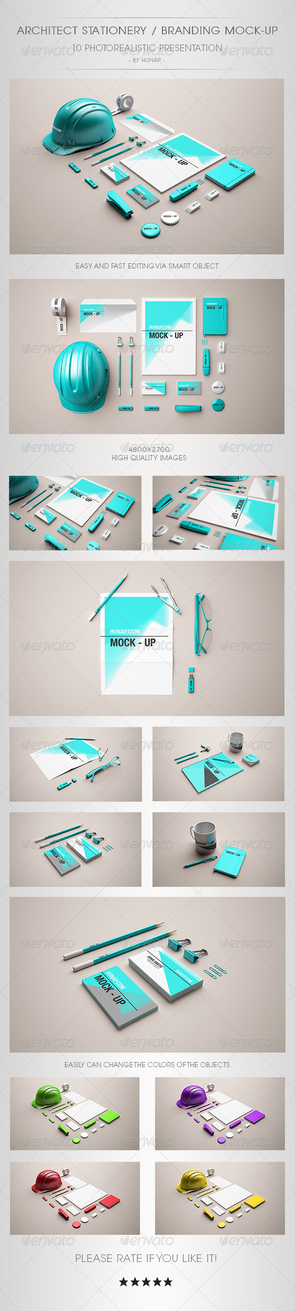 Download Architect Stationery Mock Up By Kapor Graphicriver