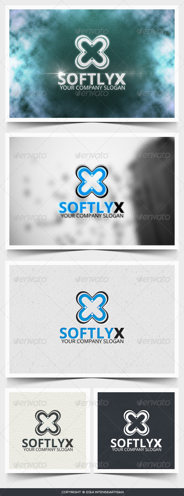 Softly-X Logo Template - Letters Logo Templates