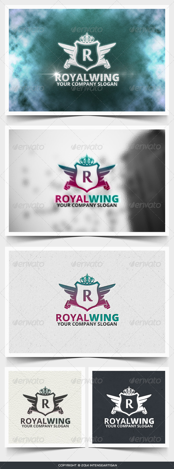 Royal Wing Logo Template - Crests Logo Templates