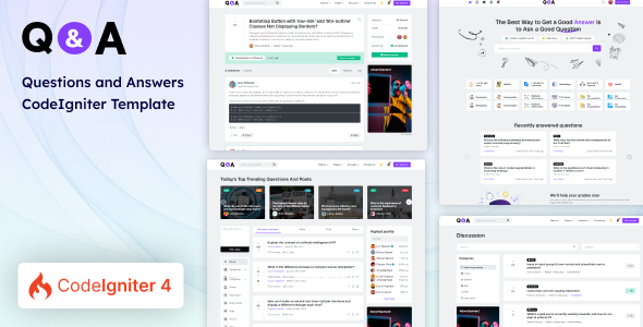 Q&A - CodeIgniter Questions and Answers Template