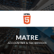 Matre - Accounting & Tax Services HTML Bootstrap Template