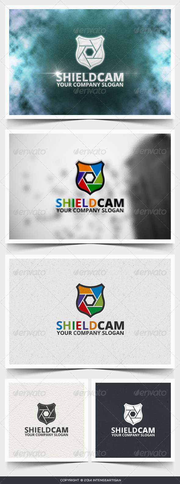 Shield Cam Logo Template - Objects Logo Templates