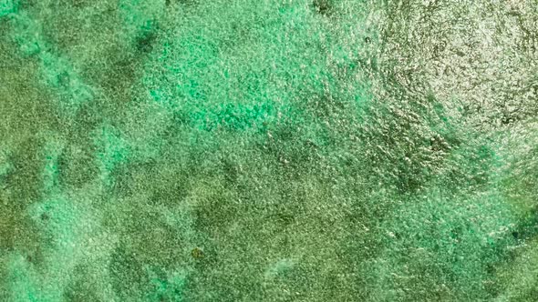Transparent Blue Sea Water in the Lagoon alt