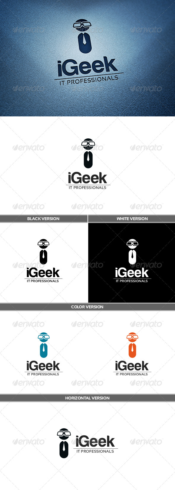 iGeek Logo - Letters Logo Templates