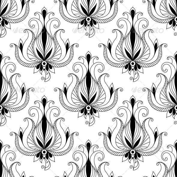 Floral Seamless Pattern - Patterns Decorative