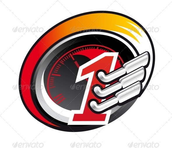 Racing Icon - Sports/Activity Conceptual
