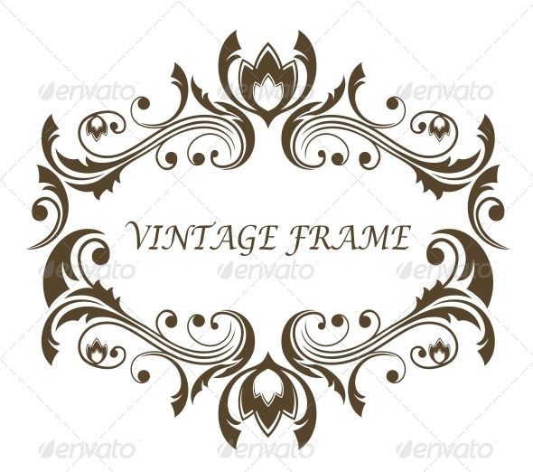 Floral Frame - Borders Decorative