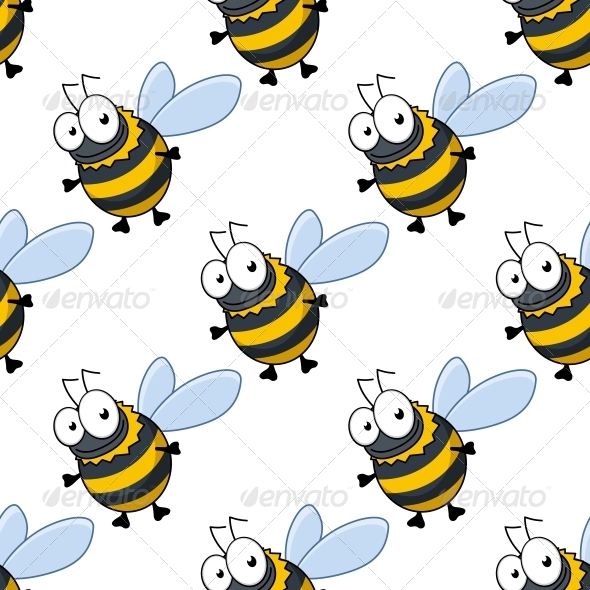 Bee Pattern - Patterns Decorative