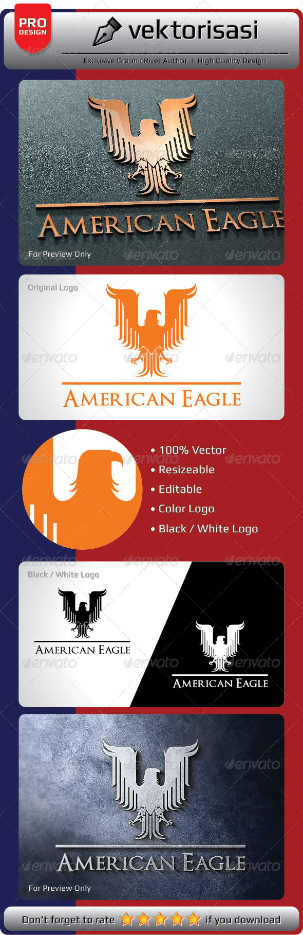 American Eagle Logo - Symbols Logo Templates
