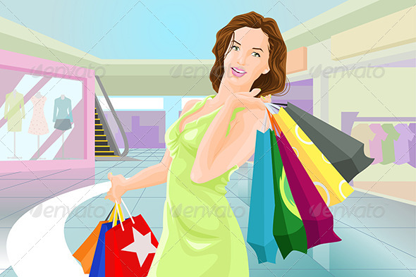 Woman Shopping - Commercial / Shopping Conceptual