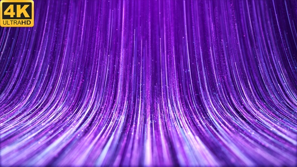 Purple Particles Streaks Rising