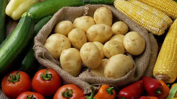 Colorful Set Organic Food alt