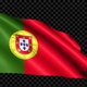 Portugal Flag Blowing In The Wind - VideoHive Item for Sale