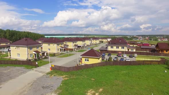 Aerial view of Calm Luxury Residential Area. 01 alt
